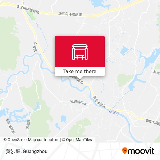 黄沙塘 map