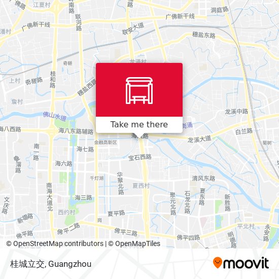 桂城立交 map