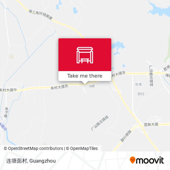 连塘面村 map