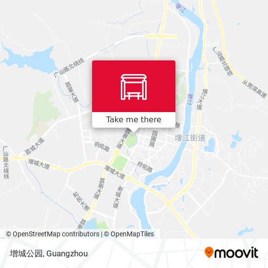 增城公园 map