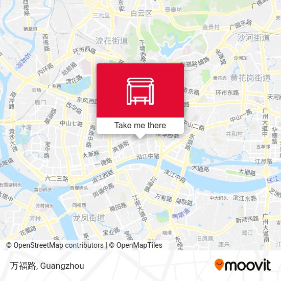 万福路 map