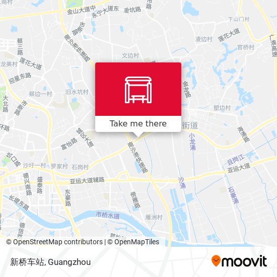 新桥车站 map