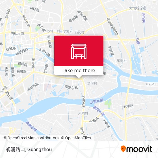 蚬涌路口 map