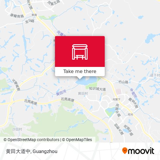 黄田大道中 map