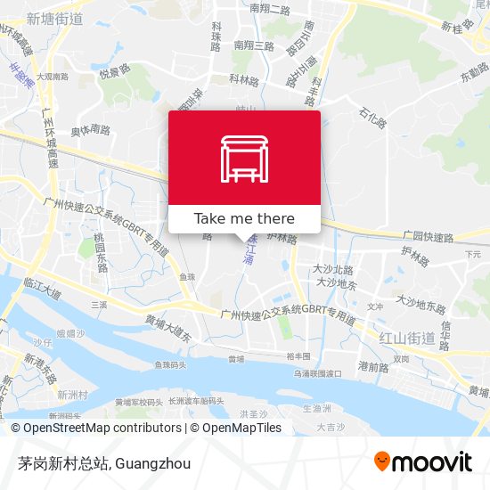 茅岗新村总站 map