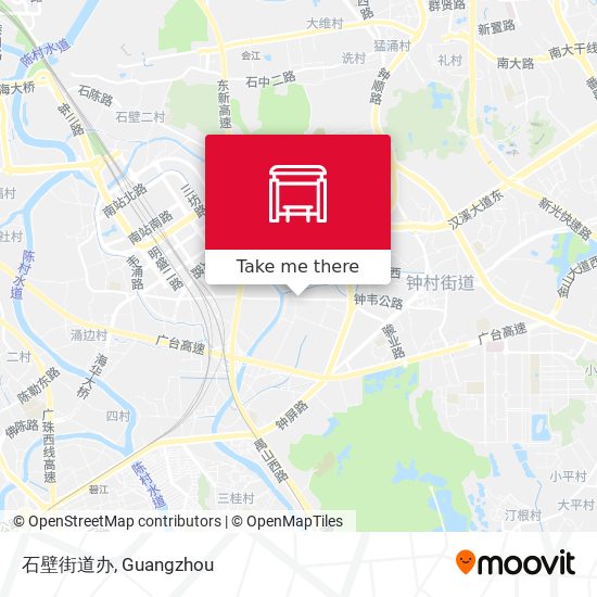 石壁街道办 map