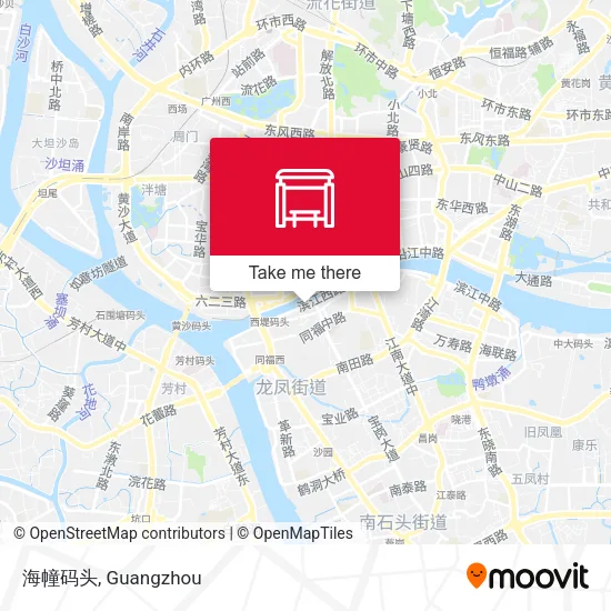 海幢码头 map