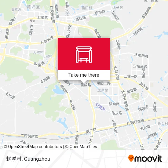 赵溪村 map