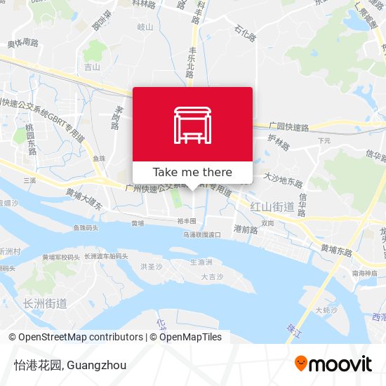 怡港花园 map