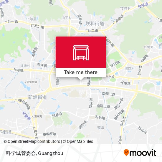 科学城管委会 map