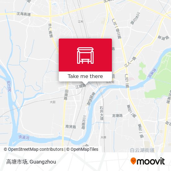 高塘市场 map