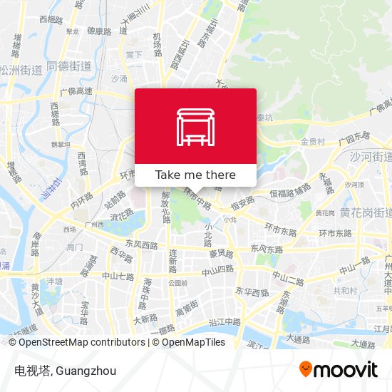 电视塔 map