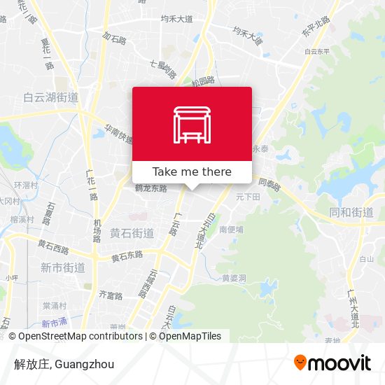 解放庄 map