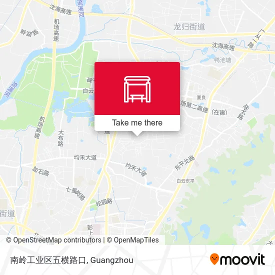 南岭工业区五横路口 map