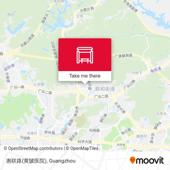 惠联路(黄陂医院) map