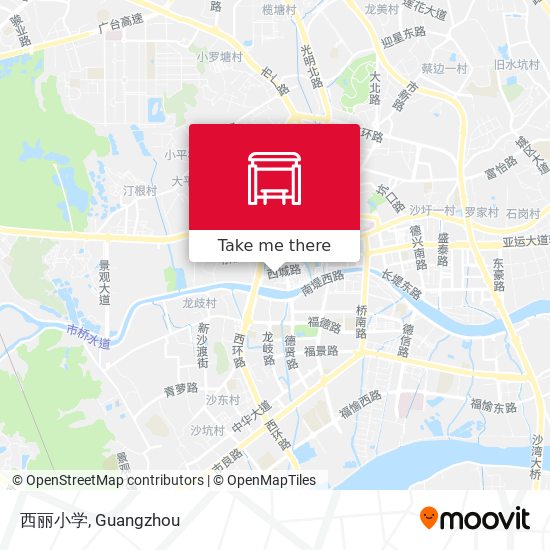 西丽小学 map