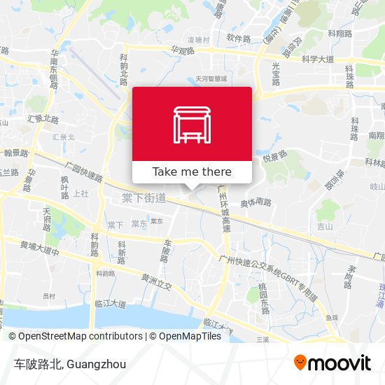车陂路北 map
