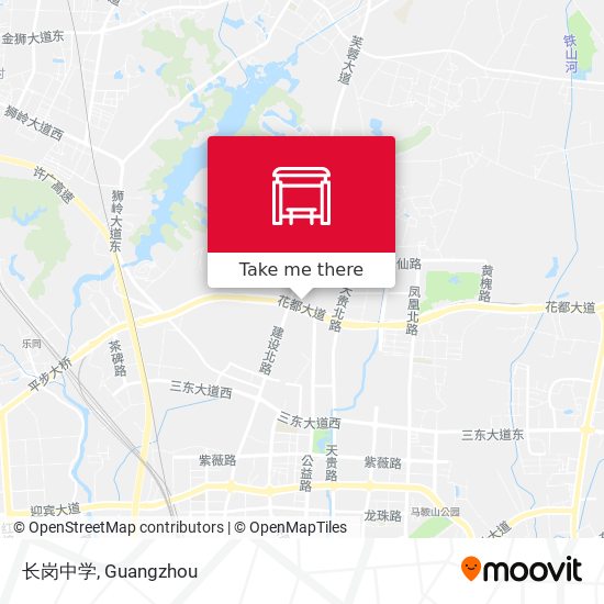 长岗中学 map