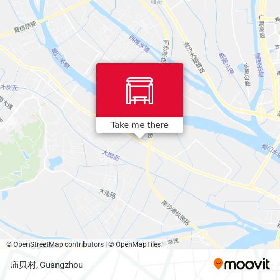 庙贝村 map