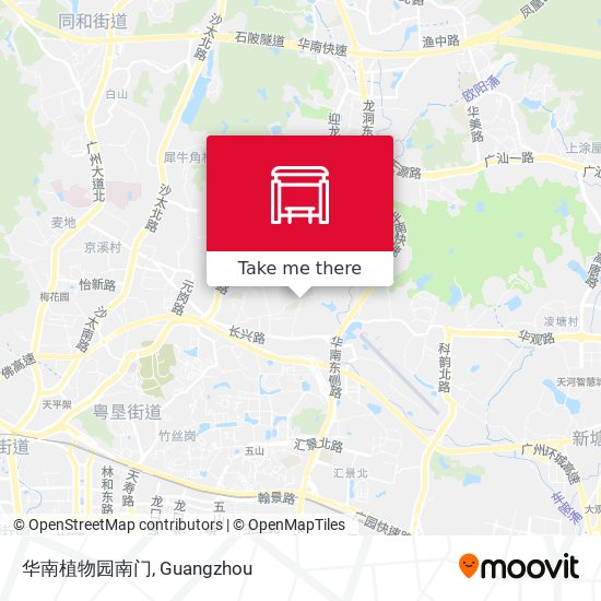 华南植物园南门 map