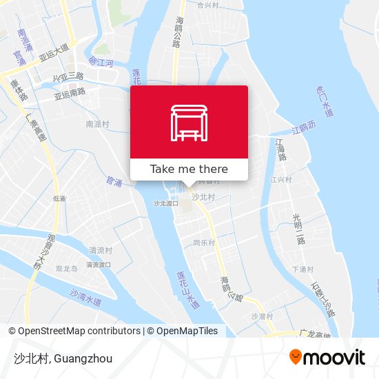 沙北村 map