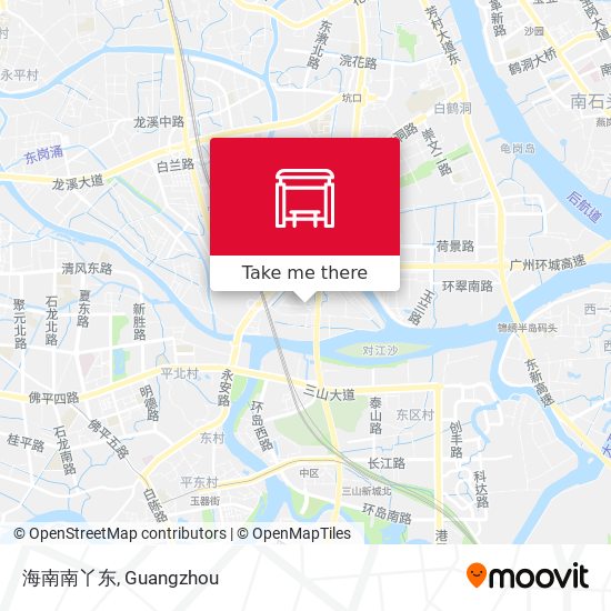 海南南丫东 map