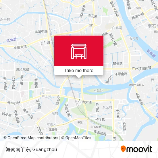 海南南丫东 map
