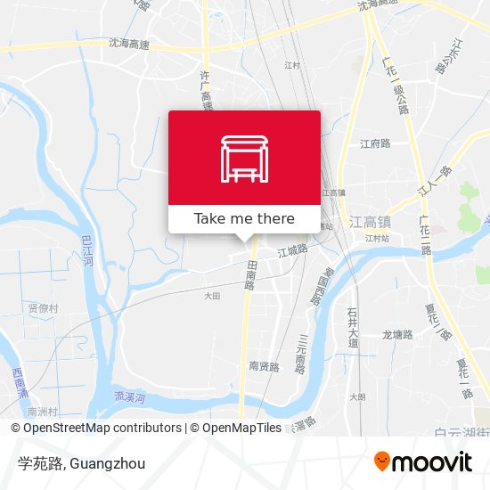 学苑路 map
