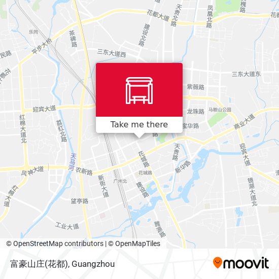富豪山庄(花都) map