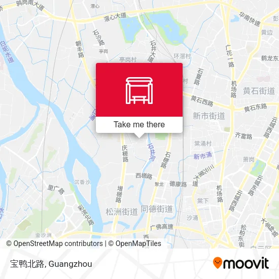 宝鸭北路 map
