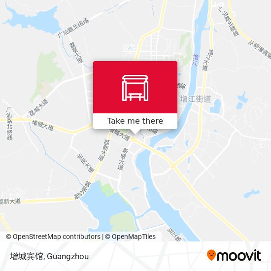 增城宾馆 map