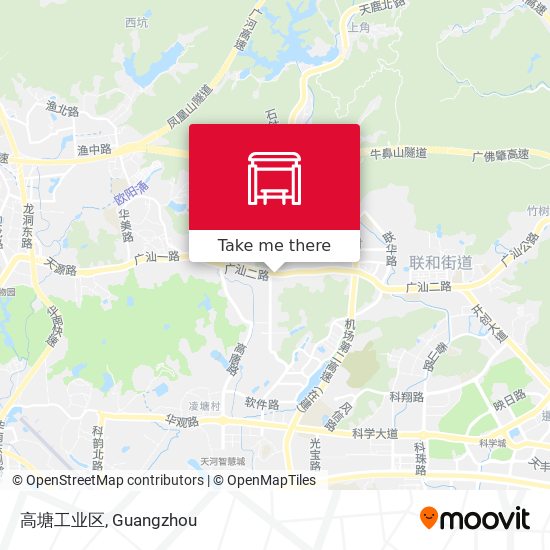 高塘工业区 map