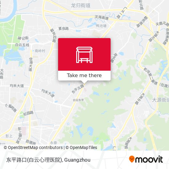 东平路口(白云心理医院) map