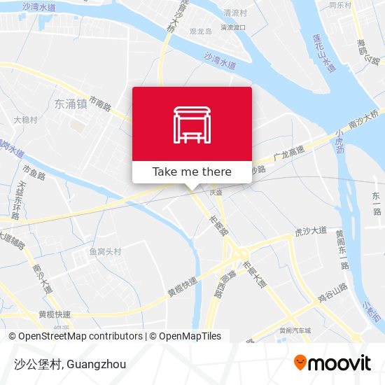 沙公堡村 map