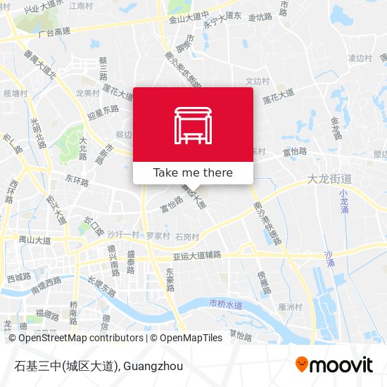 石基三中(城区大道) map