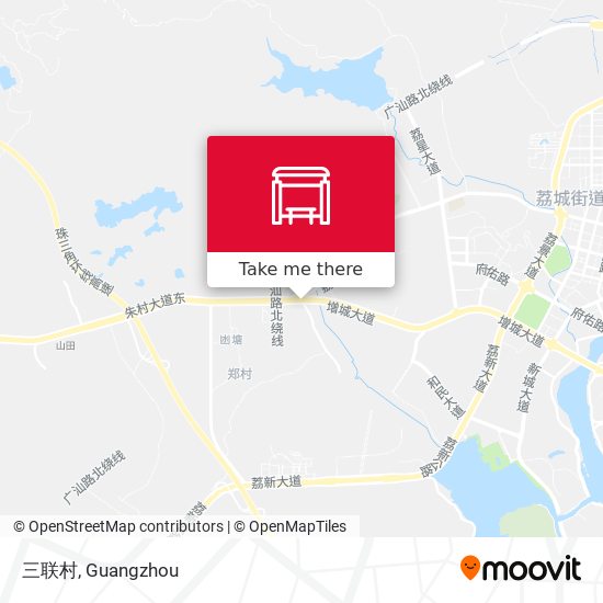 三联村 map