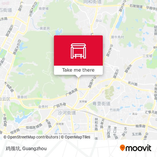 鸡颈坑 map