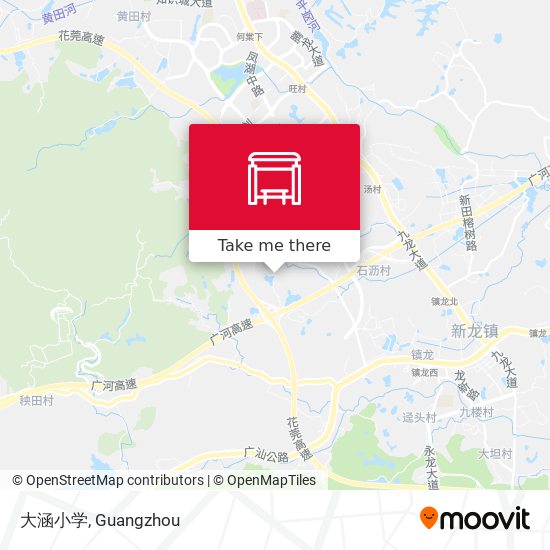大涵小学 map
