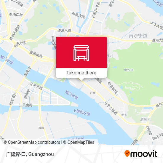 广隆路口 map
