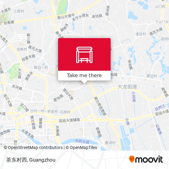 茶东村西 map