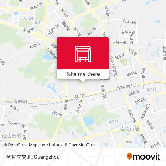笔村立交北 map