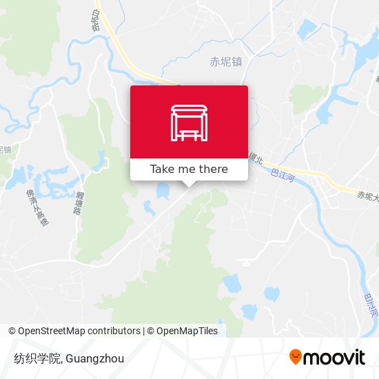 纺织学院 map