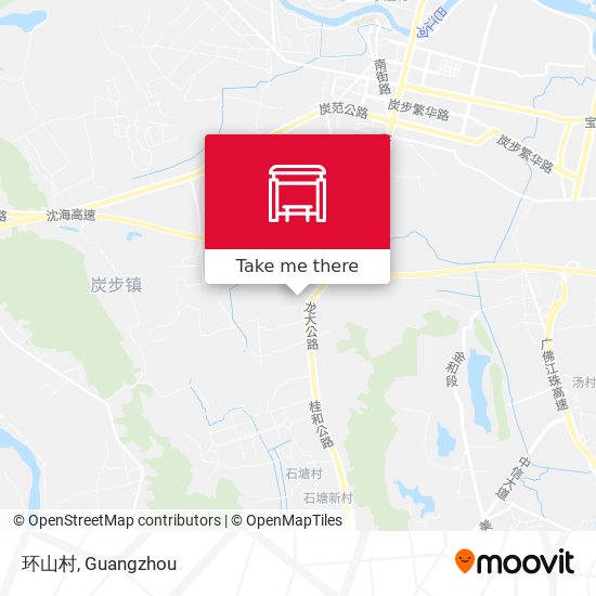 环山村 map