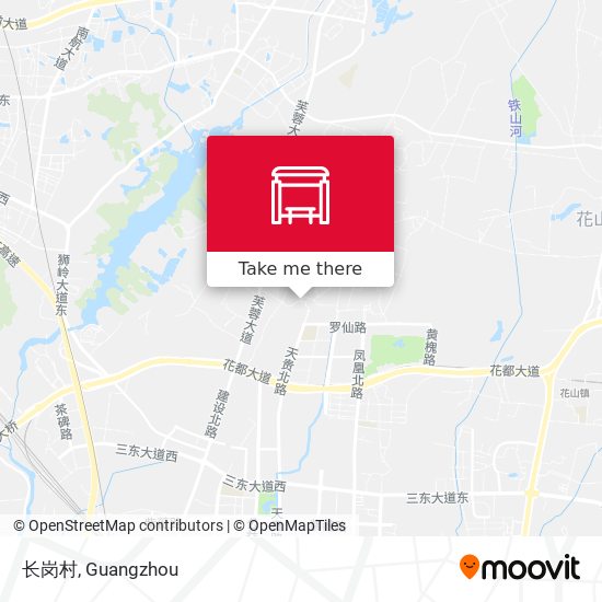 长岗村 map