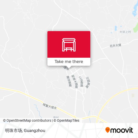 明珠市场 map