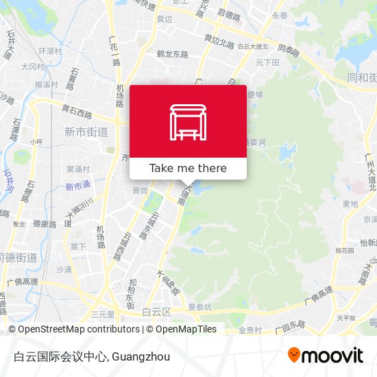 白云国际会议中心 map