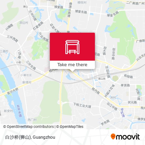 白沙桥(狮山) map