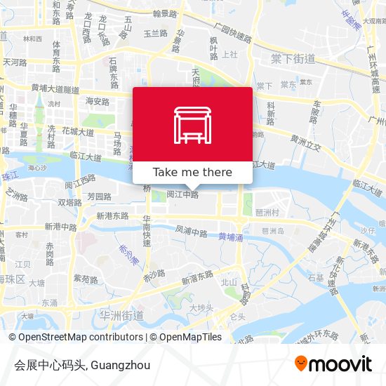 会展中心码头 map