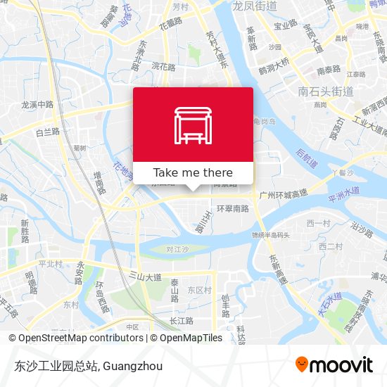 东沙工业园总站 map