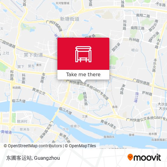 东圃客运站 map